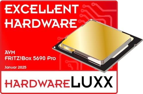 FRITZ!Box 5690 Pro – Premium WLAN Router mit Wi-Fi 7, Glasfaser & DSL