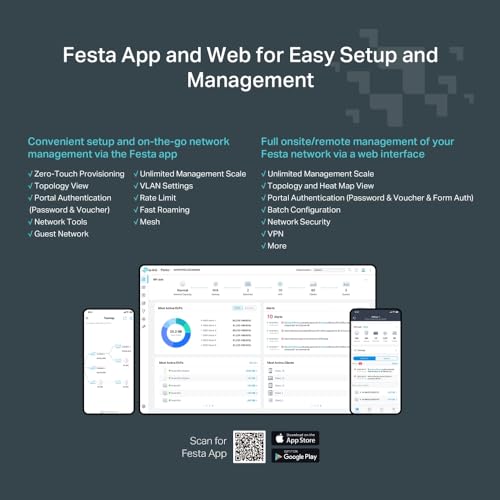 TP-Link Festa F65 Outdoor WiFi 6 Access Point AX3000 – Cloud-Management, PoE, IP67 Wetterfest