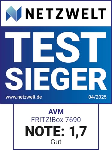 FRITZ!Box 7690 – WLAN Router mit Wi-Fi 7, VDSL Supervectoring & Mesh