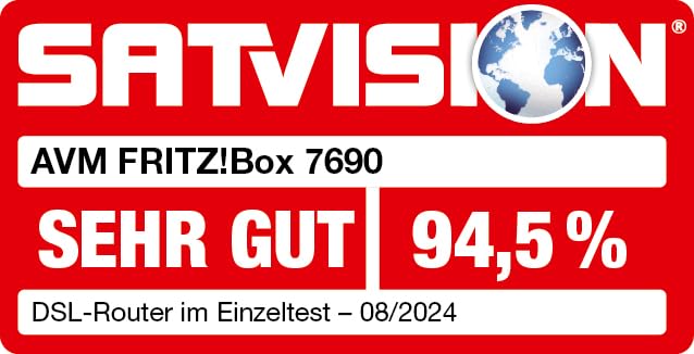 FRITZ!Box 7690 – WLAN Router mit Wi-Fi 7, VDSL Supervectoring & Mesh