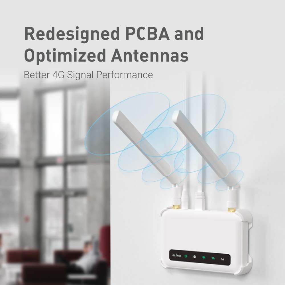 GL.iNet GL-X750 (Spitz) V2 4G LTE Gigabit Router – Dual-Band AC750, OpenWrt, VPN, IoT-Gateway