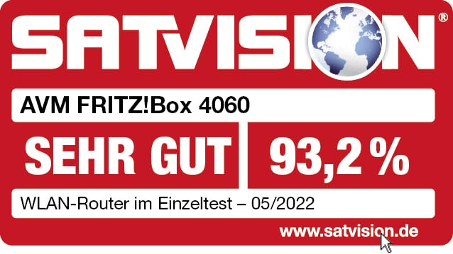 FRITZ!Box 4060 – Wi-Fi 6 Mesh Router mit DECT-Basis & USB 3.0
