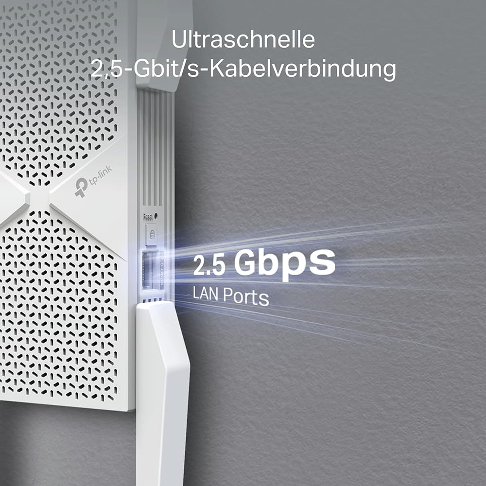 TP-Link RE655BE Tri-Band WiFi 7 Repeater – BE9300, EasyMesh, 2.5G LAN, WPA3