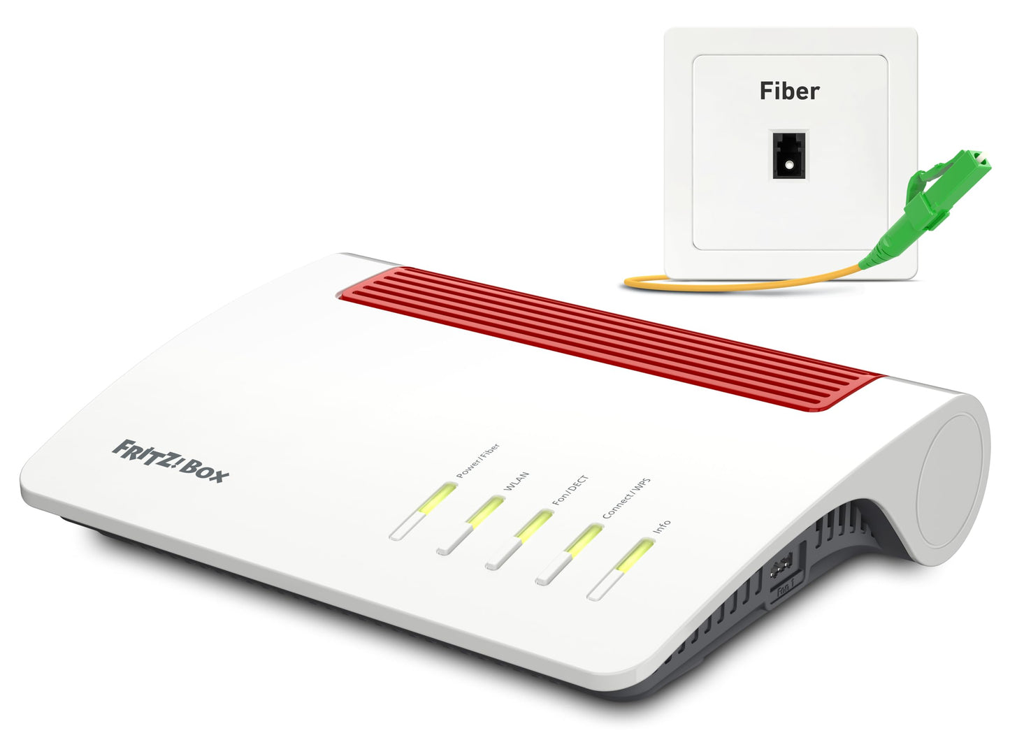 FRITZ!Box 5590 Fiber – Glasfaser-Router mit Wi-Fi 6, Mesh & 2.5G LAN-Port