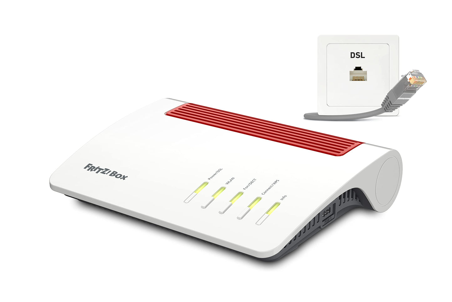 FRITZ!Box 7590 AX – Wi-Fi 6 DSL-Router mit Mesh, DECT-Basis & Supervectoring
