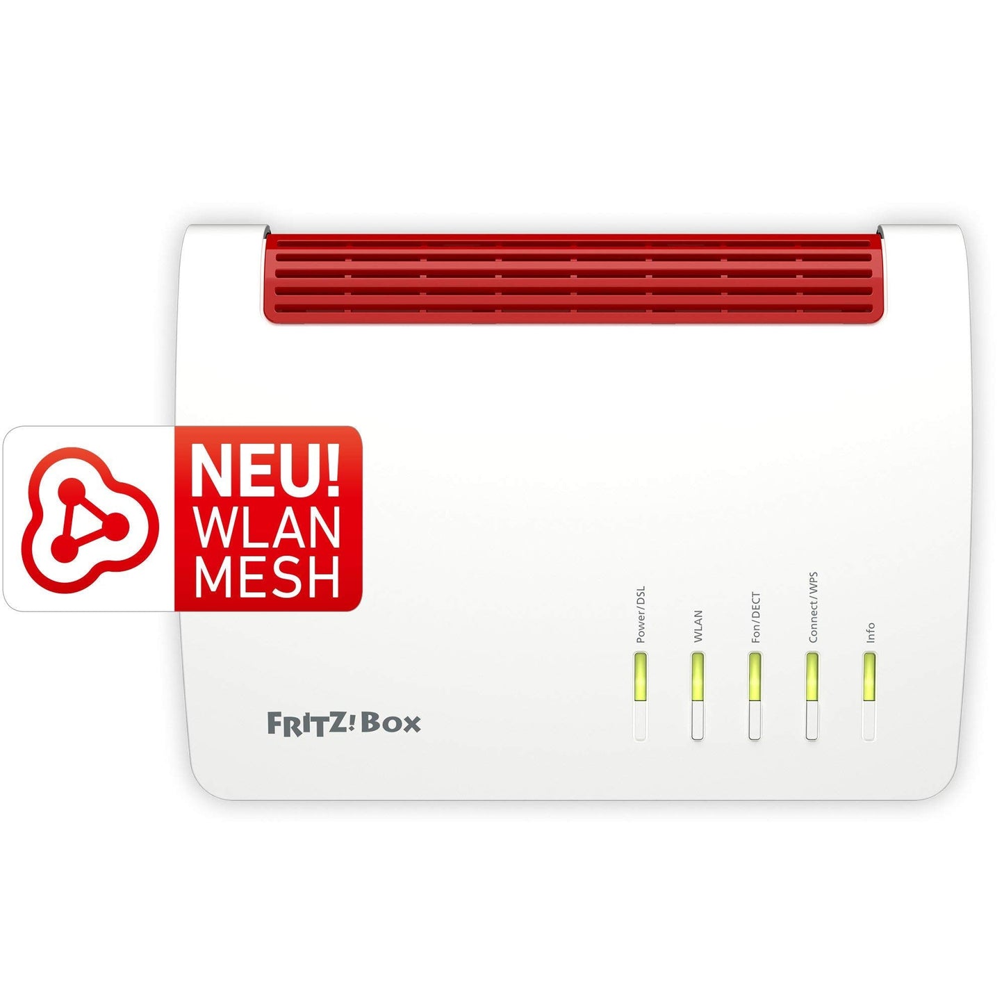 AVM FRITZ!Box 7590 Router – Dual-Band WLAN AC+N, VDSL/ADSL, DECT-Basis, Mediaserver
