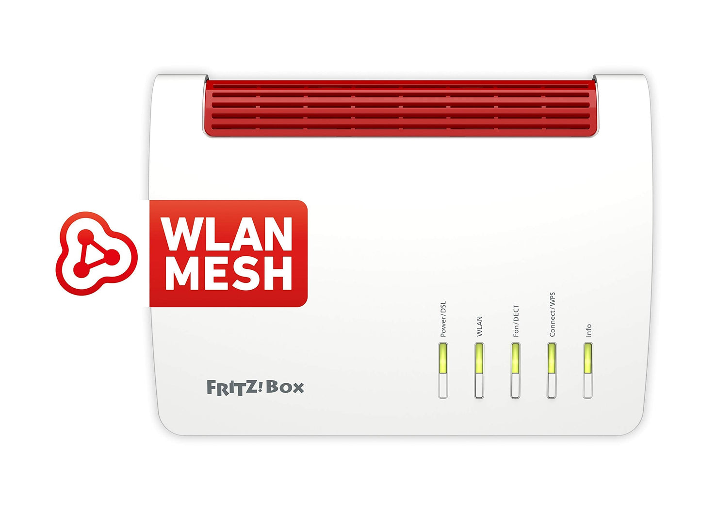 FRITZ!Box 7590 – WLAN AC+N DSL Router mit Mesh, DECT-Basis & Media Server