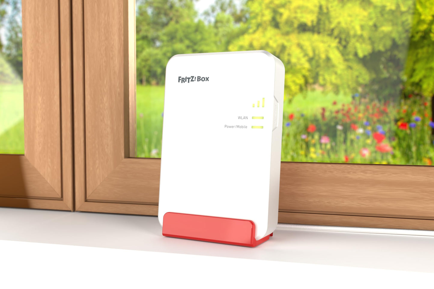 FRITZ!Box 6860 5G Router – WiFi 6 bis zu 3000 MBit/s, PoE+, DECT-Basis