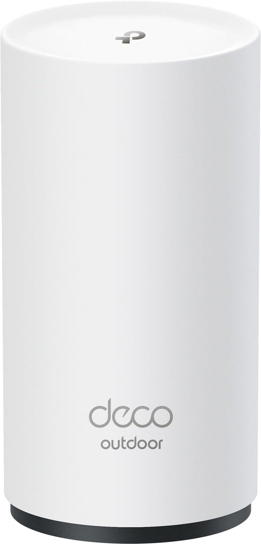 TP-Link Deco BE25 Outdoor WiFi 7 Router – Dual-Band, 2× 2.5G Ports, PoE/AC-Stromversorgung