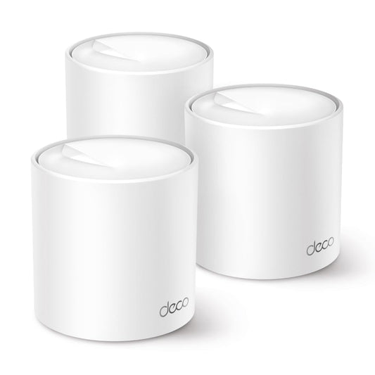 TP-Link Deco X50 AX3000 Mesh WiFi 6 System (3er-Pack) – Dual-Band, Gigabit-Ports, WPA3-Schutz