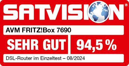 FRITZ!Box 7690 – WLAN Router mit Wi-Fi 7, VDSL Supervectoring & Mesh