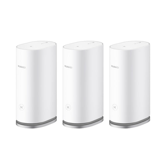 HUAWEI WiFi Mesh 3 – AX3000 WiFi 6 Mesh System, 3er-Pack, bis zu 400 m² Abdeckung