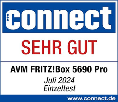 FRITZ!Box 5690 Pro – Premium WLAN Router mit Wi-Fi 7, Glasfaser & DSL