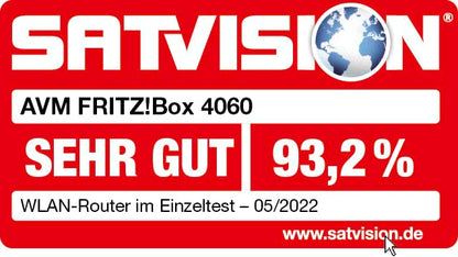 FRITZ!Box 4060 – Wi-Fi 6 Mesh Router mit DECT-Basis & USB 3.0