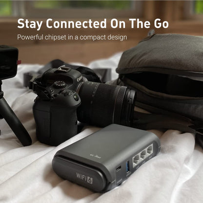 GL.iNet AXT1800 (Slate AX) – Mobiler Wi-Fi 6 Reise-Router mit VPN & Gigabit-Ports