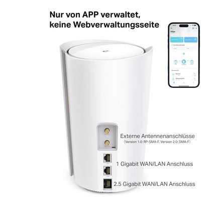 TP-Link Deco X50-5G – Wi-Fi 6 AX3000 5G Router mit SIM-Slot & Mesh-Unterstützung