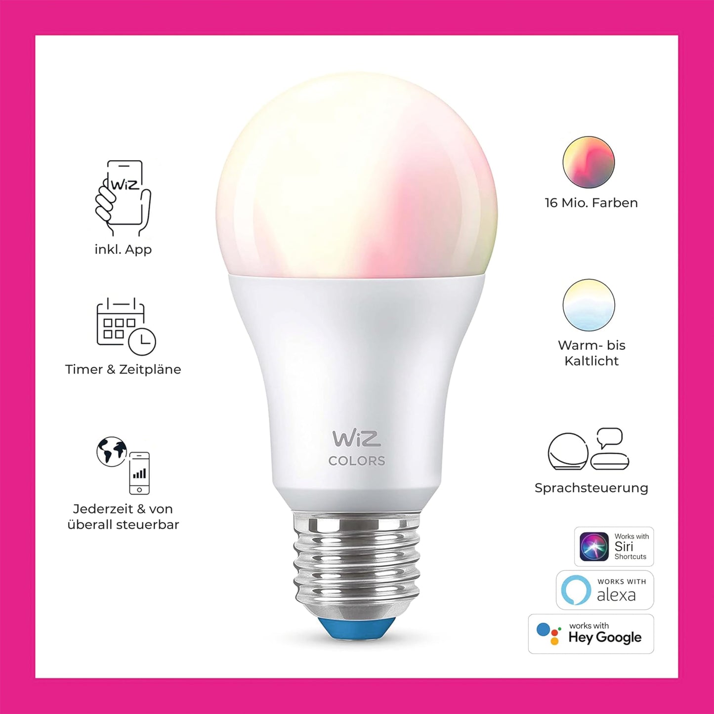 Deutsche Telekom Speedport Smart 4R WiFi 6 Mesh Router mit smarter WiZ Lampe – Starter-Set für Zuhause