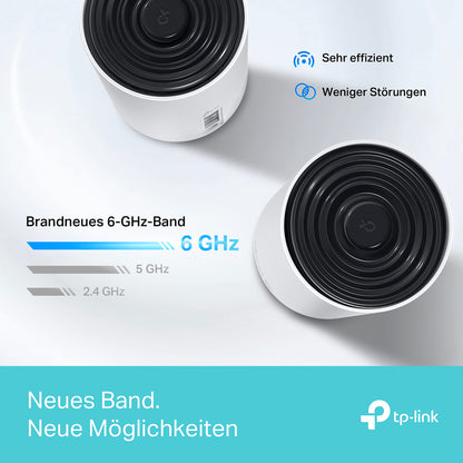 TP-Link Deco XE75 (3er-Set) – Wi-Fi 6E AXE5400 Mesh Tri-Band System