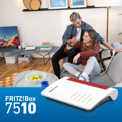 FRITZ!Box 7510 – WLAN Router mit Wi-Fi 6, VDSL Supervectoring & Mesh